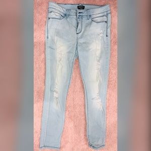 Light Blue Ripped Jeans